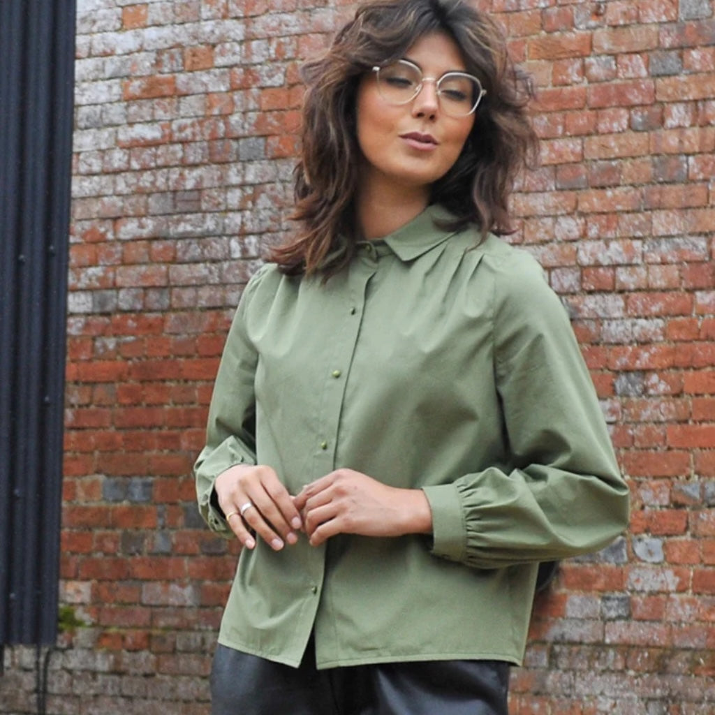 The Avid Seamstress The Pleated Blouse Sewing pattern