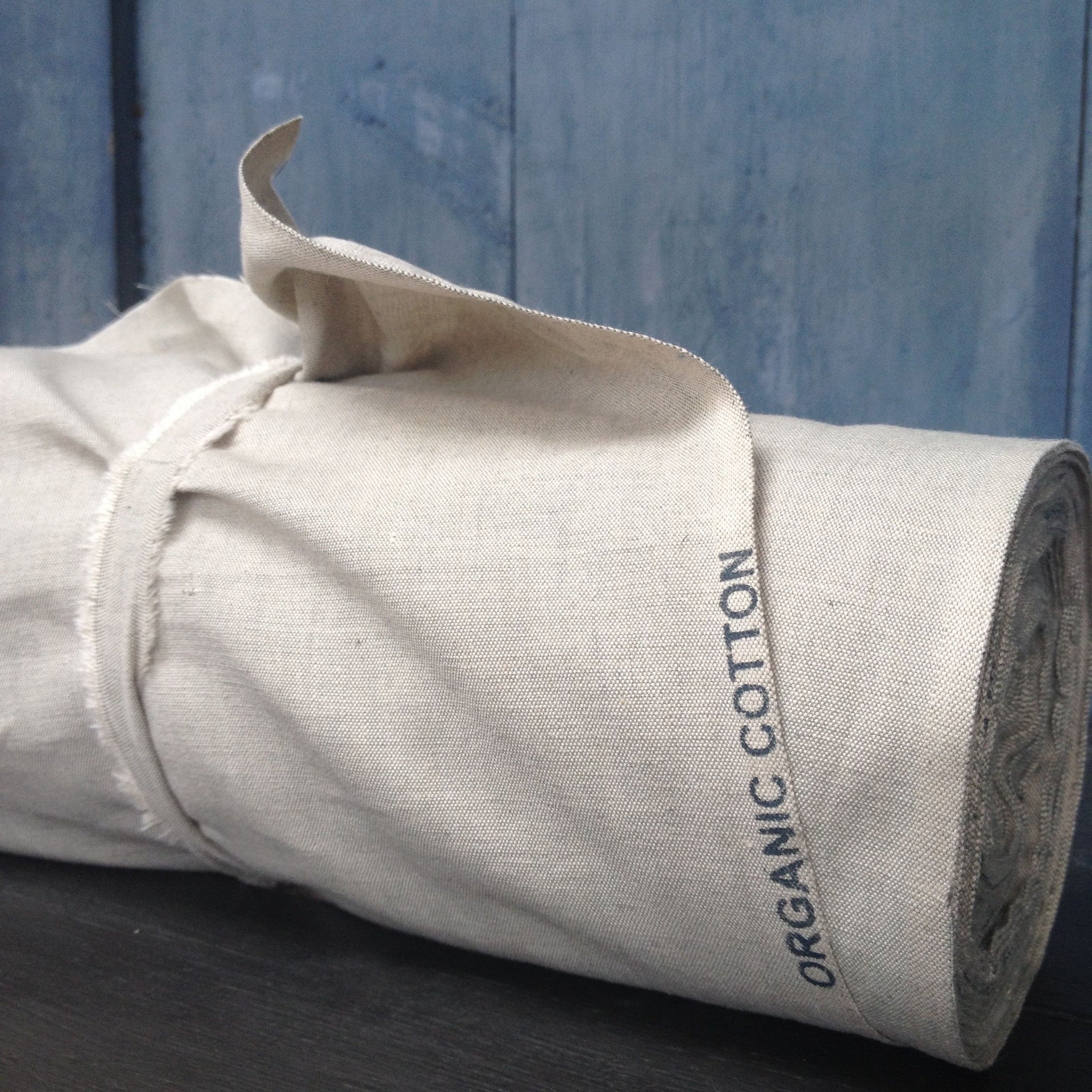 100% Organic Cotton Crossweave Natural