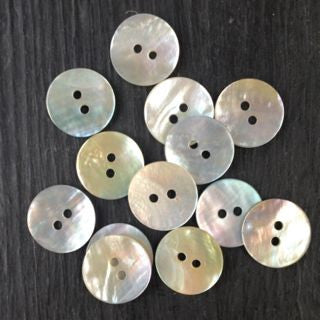 Agoya Shell Button 13mm Natural