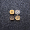 Arrow Mountain Four Hole Shirt Button Acrylic Bronze Mirror 10mm