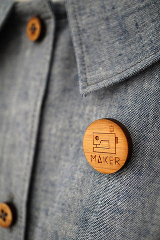 Arrow Mountain Sewing Maker Badge