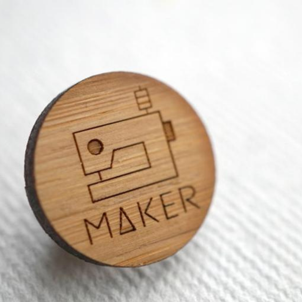 Arrow Mountain Sewing Maker Badge