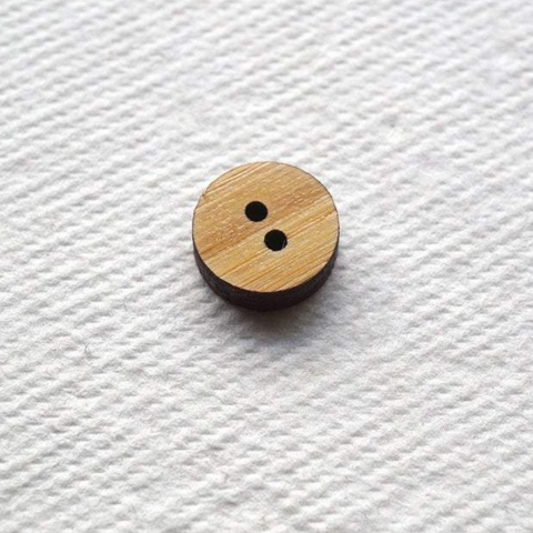 Arrow Mountain Two Hole Bamboo Shirt Button