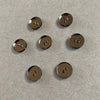 Arrow Mountain Two Hole Shirt Button Acrylic Bronze Mirro