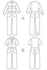 Closet Core Blanca Flight Suit Sewing Pattern