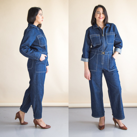 Closet Core Blanca Flight Suit Sewing Pattern