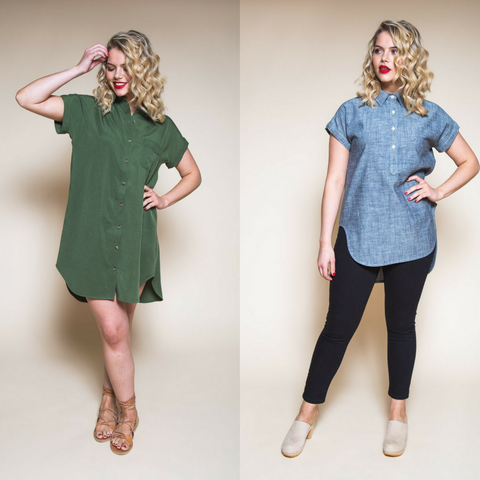 Closet Case Kalle Shirt & Shirtdress Sewing Pattern