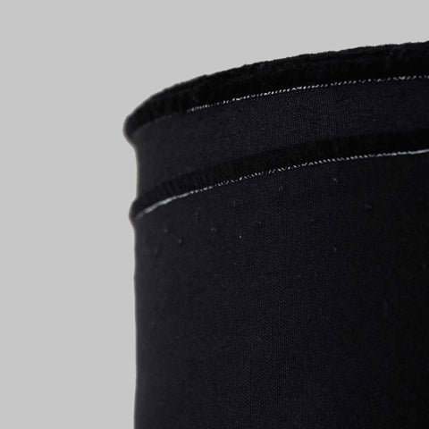 100% Cotton Plain Weave Fabric Black