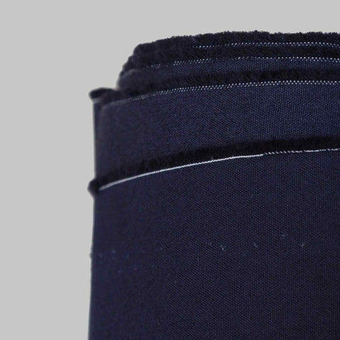 100% Cotton Plain Weave Fabric Dark Navy