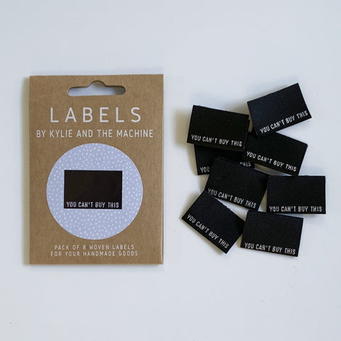 Kylie and the Machine You Can't Buy This Woven Labels