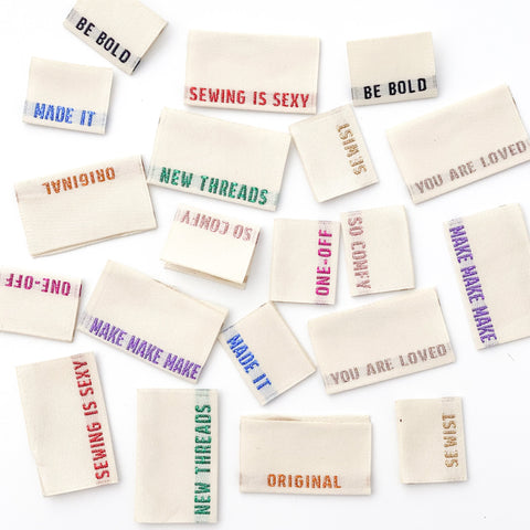 Kylie and the Machine Limited Edition Metallic Side Seam Woven Labels