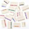 Kylie and the Machine Limited Edition Metallic Side Seam Woven Labels