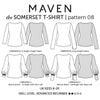 Maven Patterns Somerset T-Shirt Sewing Pattern