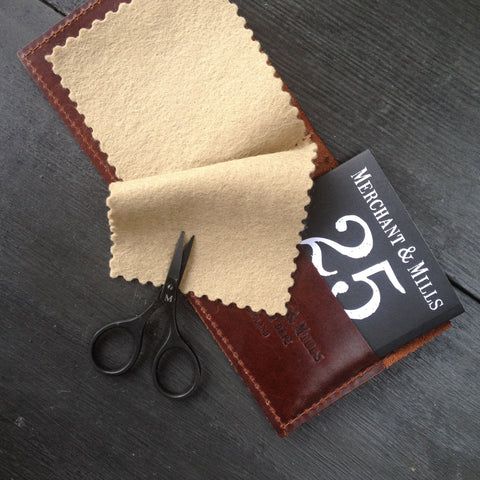 Merchant and Mills Leather Needle Wallet