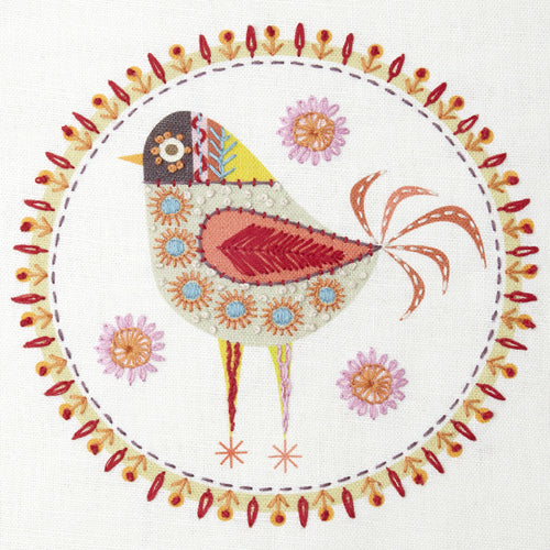 NANCY NICHOLSON • Birdie 4 Embroidery Stitch Kit