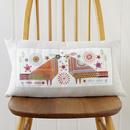 Nancy Nicholson Lovebirds Embroidery Stitch Kit