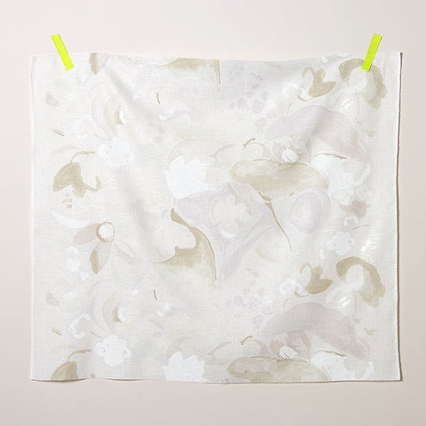 Nani Iro As it Is Linen Fabric Pale Grey