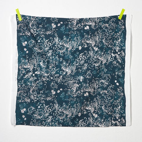 Nani Iro Lei Nani Organic Cotton Double Gauze Fabric Petrol Blue