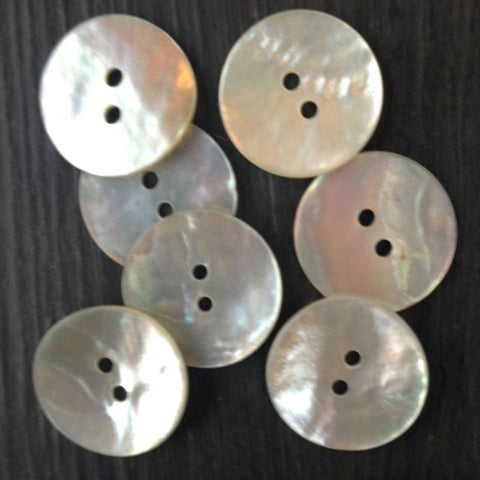 Agoya Shell Button 20mm Natural