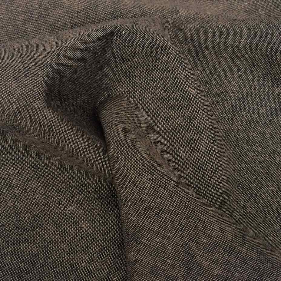 Robert Kaufman Yarn Dyed Essex Linen Sewing Fabric Espresso