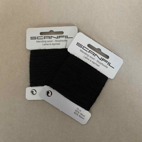 Scanfil Mending Darning Yarn Black
