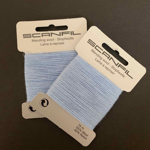 Scanfil Mending Darning Yarn Light Blue