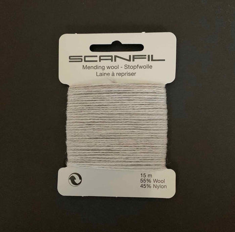 Scanfil Mending Darning Yarn Light Grey