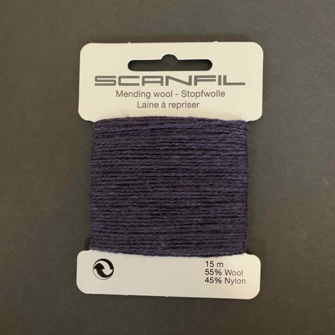 Scanfil Mending Darning Yarn Navy