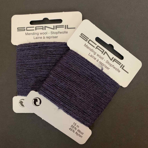 Scanfil Mending Darning Yarn Navy