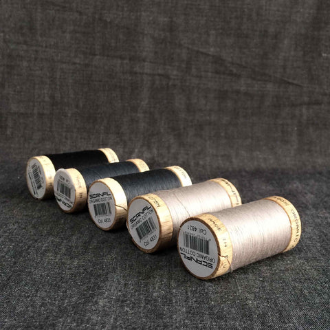 Scanfil Organic Cotton Sewing Thread Light Grey