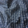 Sevenberry Sakura Rustic Indigo Cotton Geo Lines