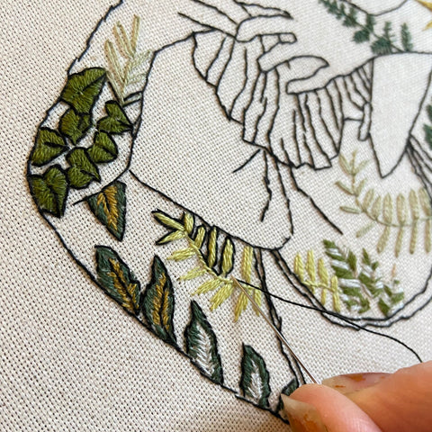 Stitch Botanical Tattoos Embroidery Stitch Kit