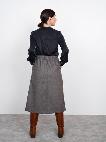 The Assembly Line A-Line Midi Skirt Sewing Pattern