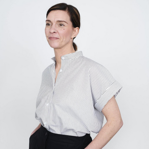 The Assembly Line Cap Sleeve Shirt Sewing Pattern