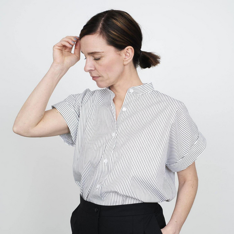 The Assembly Line Cap Sleeve Shirt Sewing Pattern