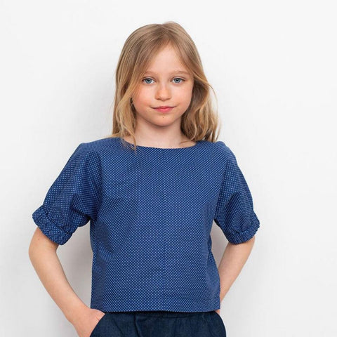 The Assembly Line Cuff Top Mini Girls Sewing Pattern