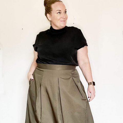 The Assembly Line Three Pleat Skirt Sewing Pattern