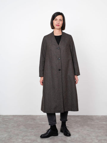 The Assembly Line V-Neck Coat Sewing Pattern