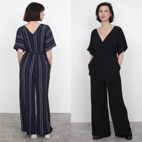 The Assembly Line Wide Leg Jumpsuit Sewing Pattern
