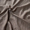 Alghero Micro Checked Washed Linen in Bronw and Cream