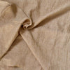 Alghero Checked Washed Linen Fabric in Mustard