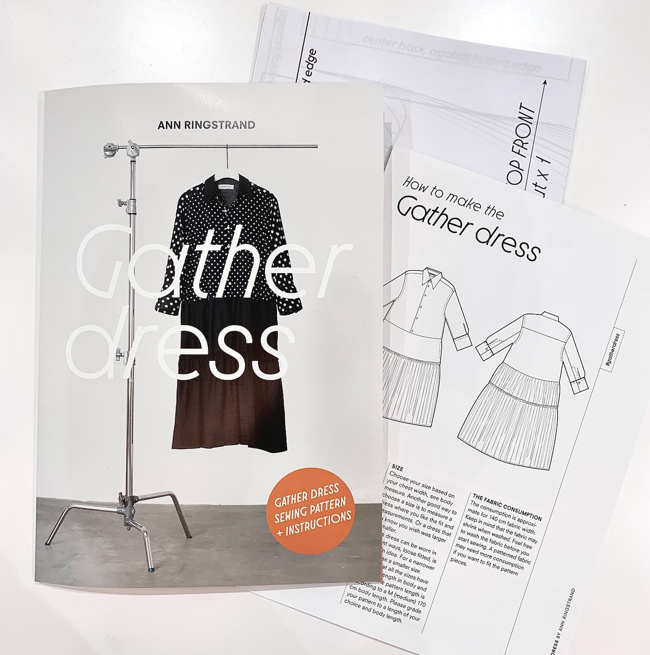 Anne Rees Designs Patterns ANN RINGSTRAND • Gather Dress Sewing Pattern – The Draper's Daughter