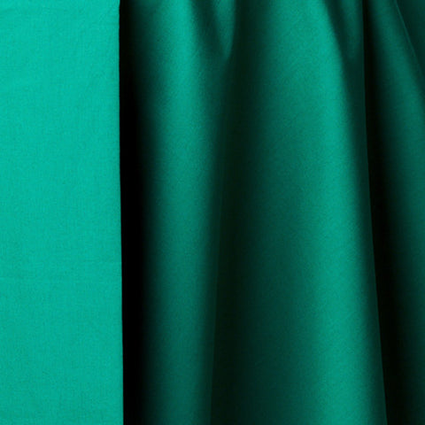 Atelier Brunette Cotton Poplin Fabric in Juicy Green