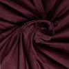 Atelier Brunette Oxford Cotton Fabric in Crispy Brown, a deep burgundy colour