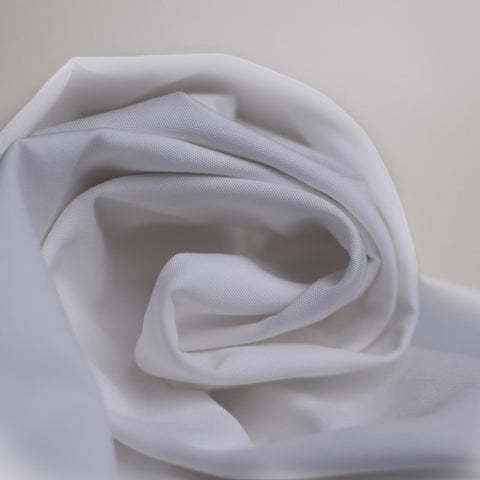Atelier Brunette Oxford Cotton Fabric in Optic White