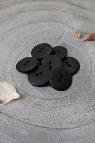 Buy Atelier Brunette Palm Buttons Black 15mm from our trusted UK online fabric shop