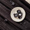Atelier Brunette Tile Viscose Cotton Linen Fabric Black