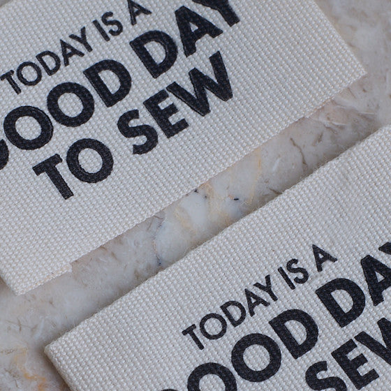Draper Label ATELIER BRUNETTE • Today is a Good day to Sew Woven Labels Pack – The ...