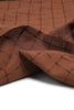 Atelier Brunette Woven Check Cotton Fabric Havana Brown