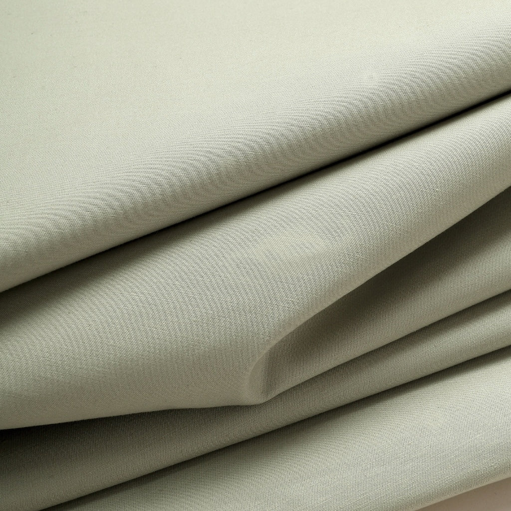 Atelier Brunette Cotton Chino Stretch Fabric in Mineral Green